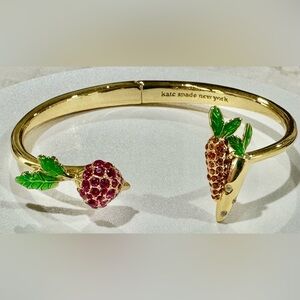 $150 KATE SPADE Harvest Time Veggie Hinged Cuff, NWT
